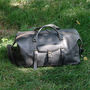 Genuine Leather Holdall With Front Pocket Detail, thumbnail 1 of 12