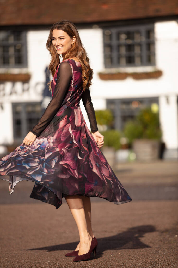 Jewel Hydrangea Tulle Dress, 1 of 6