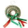 Christmas Wreath Decoration Made With Ring Pulls, thumbnail 3 of 11