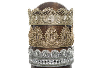 Gilda Children's Gold Embellished Crown, 5 of 5