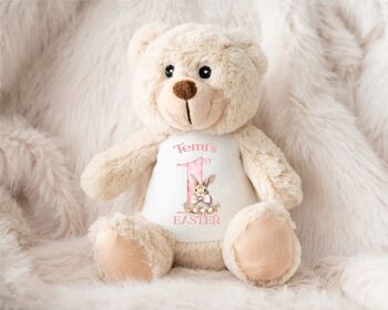 Personalised Pink First Easter Teddy, 5 of 12