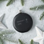 Christmas 'Naughty' Black 6oz Hip Flask | Gift Boxed, thumbnail 1 of 2