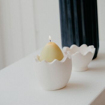 Handmade Easter Egg Cup Candle Holder, 2 of 2