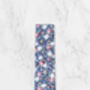 Handmade Wedding Tie In Blue And Pink Floral Print, thumbnail 4 of 9