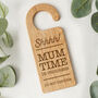 Loft 'Shhh Mum Is Relaxing' Oak Door Hanger, thumbnail 1 of 2