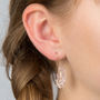 Simple Feather Earrings, thumbnail 2 of 6