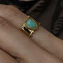 Amazonite Teardrop Ring, thumbnail 2 of 2