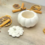 White Pumpkin Decorative Bowl Autumn Home Decor Gift, thumbnail 2 of 10