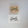 Personalised From The Library Of Banner Book Stamp, thumbnail 5 of 7