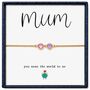 Personalised Create Your Own Family Birthstones Bracelet, thumbnail 4 of 12