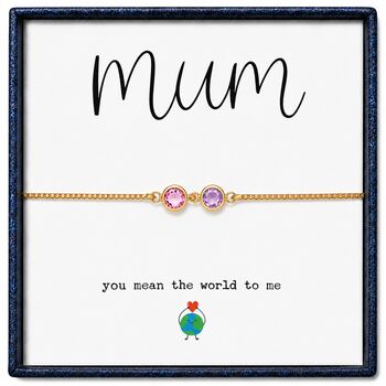 Personalised Create Your Own Family Birthstones Bracelet, 4 of 12