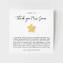 Personalised Gold Star Teacher Enamel Pin Gift, thumbnail 2 of 7