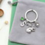 Personalised Cute Squirrel And Acorn Keyring Nature Lover Gift, thumbnail 9 of 11