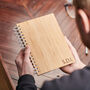 Personalised Initial Bamboo Notebook Or Sketchpad, thumbnail 1 of 4