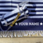 Personalised Cotton Towel And Carrier Strap, thumbnail 3 of 12