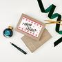 Wrap Up Warm Letterpress Christmas Card Pacl, thumbnail 1 of 2