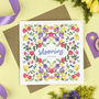 'Blooming Lovely' Floral Card, thumbnail 3 of 3