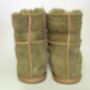 Sheepskin Slippers Option High/Low Calf Olive, thumbnail 5 of 5