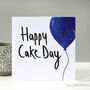 Happy Cake Day Balloon Card, thumbnail 5 of 8
