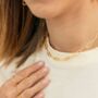 Alice Gold Paperclip Chain Necklace, thumbnail 3 of 4