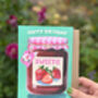 Strawberry Fruit Jam Jar Birthday Card, thumbnail 2 of 3