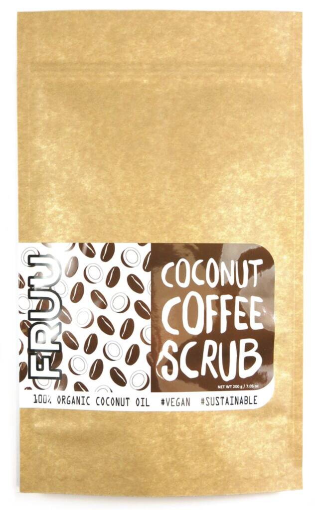 Organic And Vegan Coconut Coffee Scrub, 1 of 2