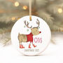 Reindeer Christmas Bauble, thumbnail 2 of 4