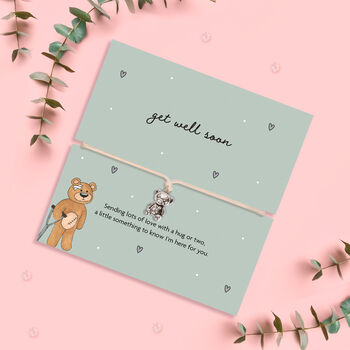 Get Well Soon Bear Bracelet, 3 of 7