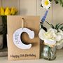 Personalised 11th Birthday Letter Wooden Keepsake Card, thumbnail 1 of 3