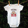 Personalised Dog Babygrow Keeping A Lookout, thumbnail 2 of 12