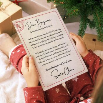 Personalised Santa’s Nice List Certificate And Letter Set, 3 of 5