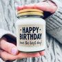 'Happy Birthday' Scented Natural Soy Candle, thumbnail 2 of 7