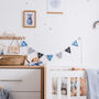 Personalised Blue Vehicle Bunting For Nursery, thumbnail 1 of 6