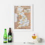 Personalised Scratch Off UK Breweries Print, thumbnail 4 of 10