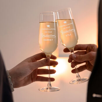 Personalised Graduation Champagne Flute, 6 of 6