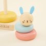 Personalised Wooden Bunny Stacker Toy, thumbnail 2 of 4