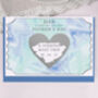 Personalised Father's Day Gift Scratch Voucher With Blue Marble Design, thumbnail 3 of 3