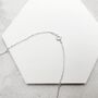 Ms Snowflake Necklace Sterling Silver, thumbnail 4 of 6