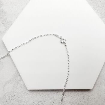 Ms Snowflake Necklace Sterling Silver, 4 of 6