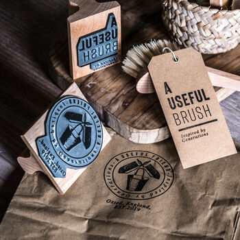 Large Custom Logo Rubber Stamp | Company Branding Stamp, 4 of 9