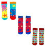 Squelch Transparent Wellies And Three Sock Set Strawberry, thumbnail 4 of 7