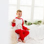 Personalised Christmas Family Matching Pyjamas Nordic Wreath, thumbnail 9 of 12