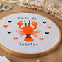 'You're My Lobster' Cross Stitch Kit, thumbnail 3 of 7