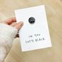 I Believe In You Personalised Enamel Pin Card, thumbnail 1 of 6