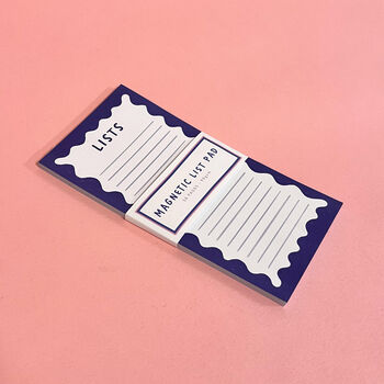 Blue Magnetic List Pad Colourful Stationery, 5 of 6