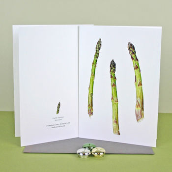 Card With Asparagus Illustration, 2 of 3