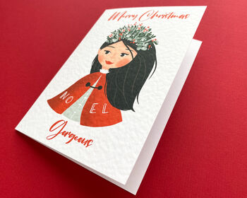 Personalised Christmas Greetings Card For Daughter, 4 of 7