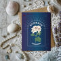 Scorpio Zodiac Flower Card, thumbnail 2 of 4