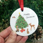 Woodland Animals Christmas Tree Decoration, thumbnail 2 of 6