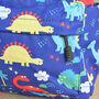Personalised Kids Dinosaur Backpack, thumbnail 2 of 6